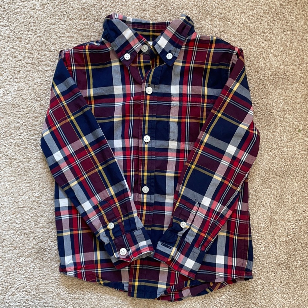 Long sleeve plaid shirt